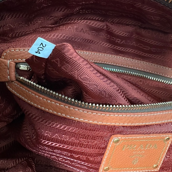 Prada Orange Leather Women's Bag - Picture 9 of 11